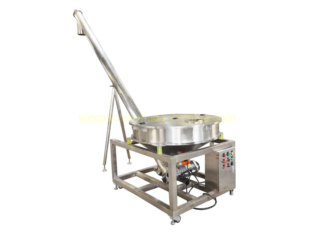 Spiral Blade Feeder Stainless Steel Screw Conveyor Automatic Feeding Machine for Powder